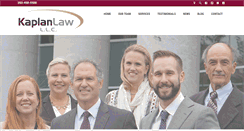 Desktop Screenshot of kaplan-law.com